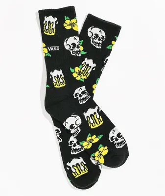 Vans Happy Trails Black Crew Socks