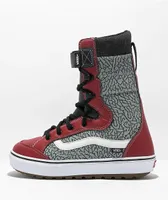 Vans Hi-Standard Linerless DX Red & Black Snowboard Boots 2023