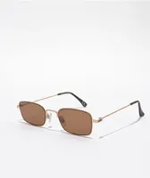 Vans Hiland Brown & Gold Sunglasses