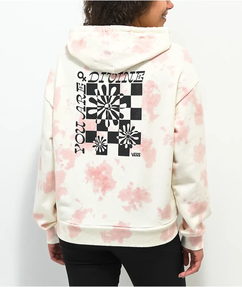 Women's Hoodies  Even&Odd Sweatshirt – white/brown/pink/white