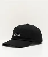 Vans Jockey Curved Bill Black Strapback Hat