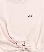 Vans Junior V Hushed Violet Tie Front T-Shirt