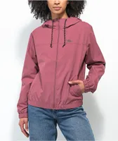 Vans Kastle Check Me Rose Windbreaker Jacket