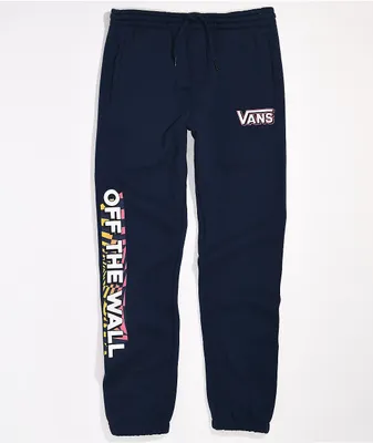 Vans Kids' OTW Gradient Checkered Navy Sweatpants
