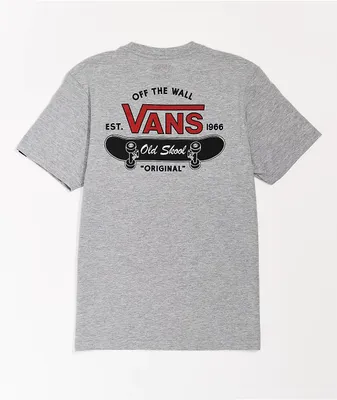 Vans Kids' Old Skool Complete Grey T-Shirt