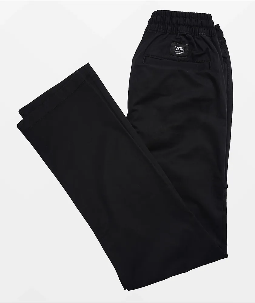 Vans Kids' Range Elastic Waist Black Chino Pants