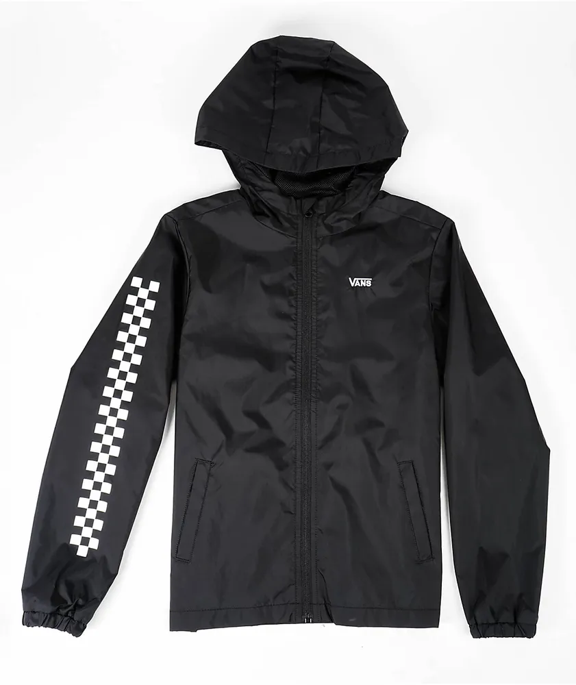 Vans Kids Garnett Black Windbreaker Jacket