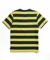 Vans Kids Mesa Verde Green & Yellow Stripe T-Shirt