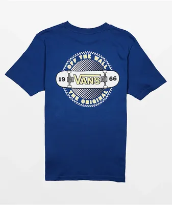Vans Kids Off The Wall Blue T-Shirt