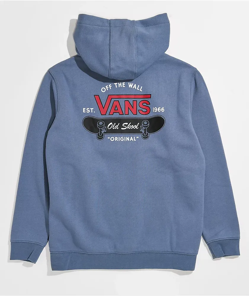 Vans Kids Old Skool Complete Slate Blue Hoodie