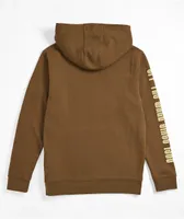 Vans Kids Sidestripe Stack Brown Hoodie