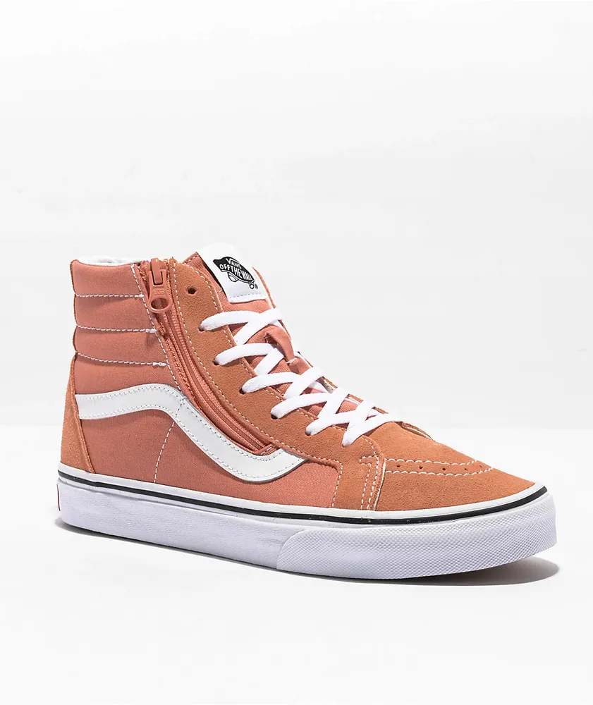 Vans Kids Sk8-Hi Side Zip Sun Baked Skate Shoes