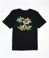 Vans Kids Tiki Palms Black T-Shirt