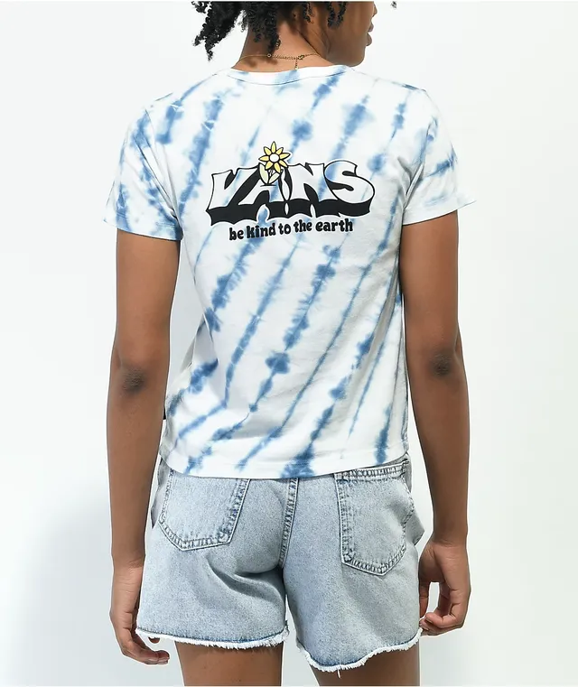Vans x Krooked by Natas for Ray OTW T-Shirt - Aegean Blue Size:Small