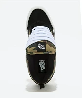 Vans Knu Skool Black & Camo Skate Shoes