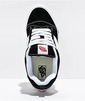 Vans Knu Skool Black & White Skate Shoes