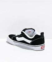 Vans Knu Skool Black & White Skate Shoes