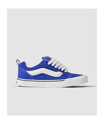 Vans Knu Skool Blue & White Skate Shoes