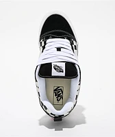 Vans Knu Skool Checkerboard Black & White Skate Shoes