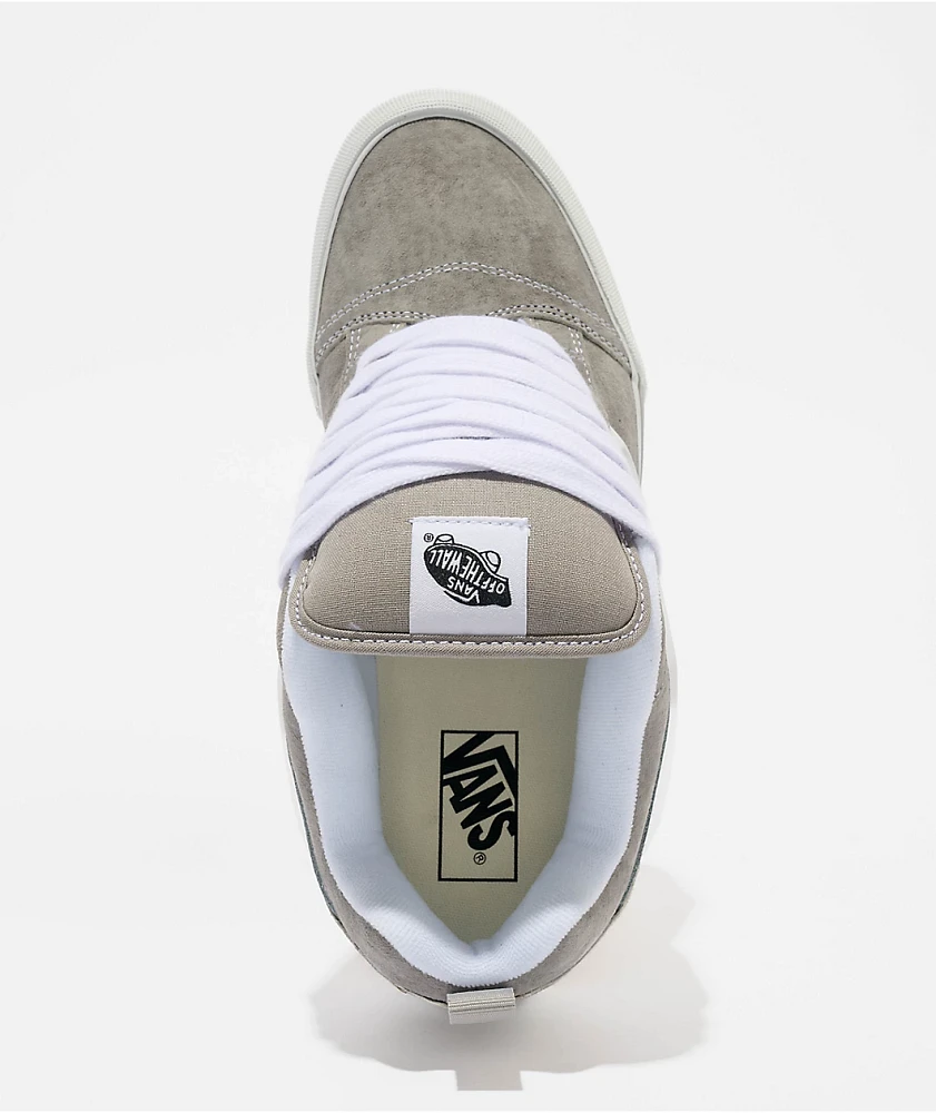 Vans Knu Skool Grey & White Skate Shoes