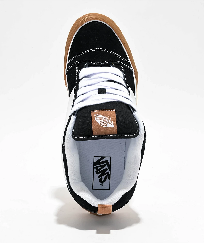 Vans Knu Skool Gum Bumper Black Shoes