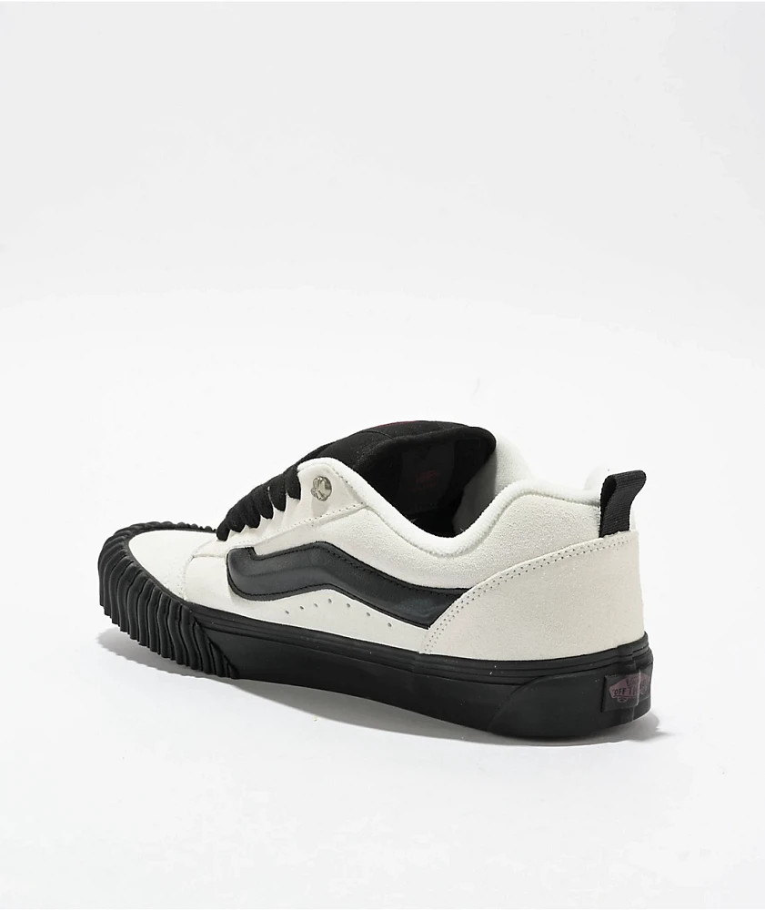 Vans Knu Skool In The Shadow White & Black Skate Shoes