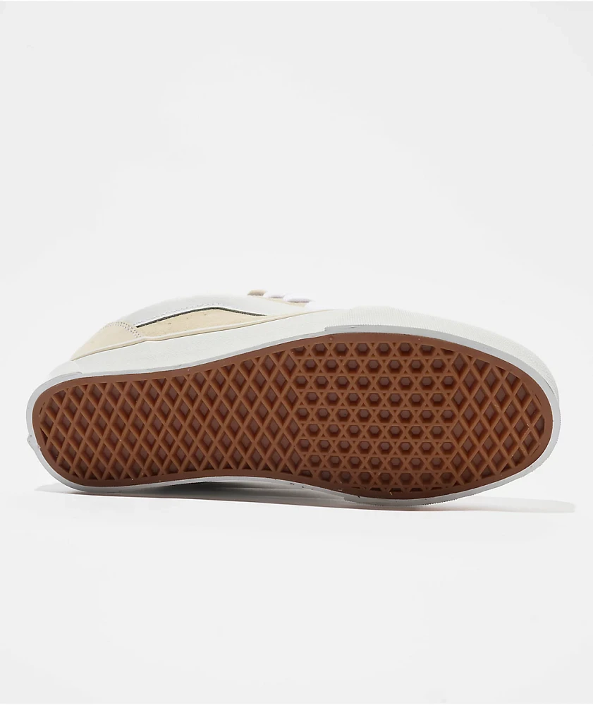Vans Knu Skool Pig Suede Oatmeal Skate Shoes