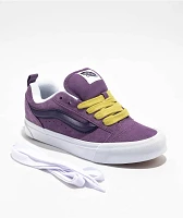 Vans Knu Skool Purple & White Skate Shoes