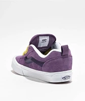 Vans Knu Skool Purple & White Skate Shoes