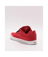 Vans Knu Skool Red & Black Skate Shoes