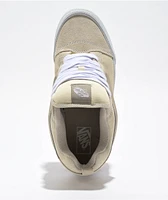 Vans Knu Skool Tri-Tone Vintage White Skate Shoes