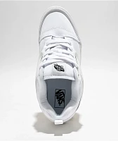 Vans Knu Skool True White Skate Shoes