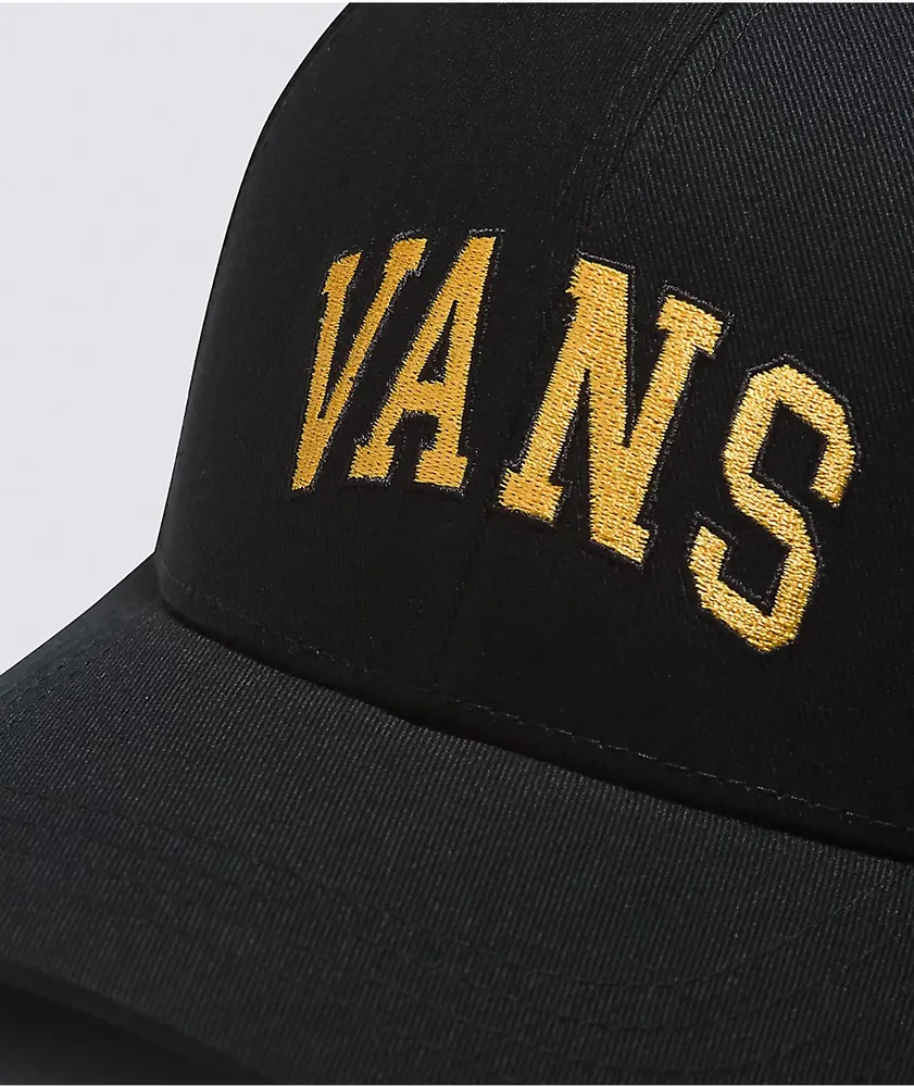 Vans Logo Black Snapback Hat