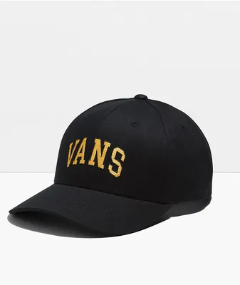 Vans Logo Black Snapback Hat
