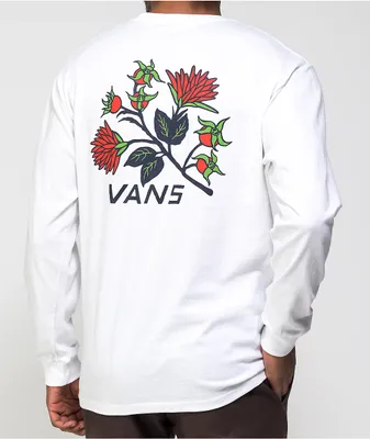 Vans Low Point Floral White Long Sleeve T-Shirt