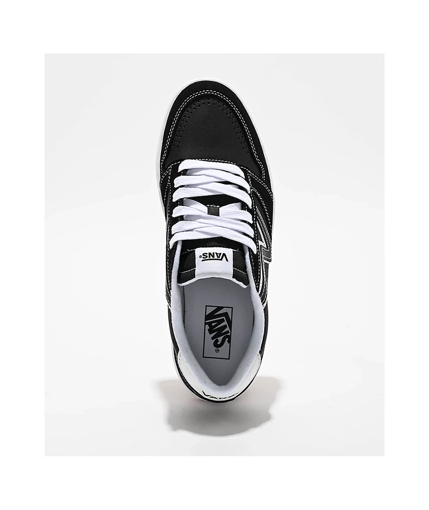 Vans Lowland 2.0 Black & White Skate Shoes