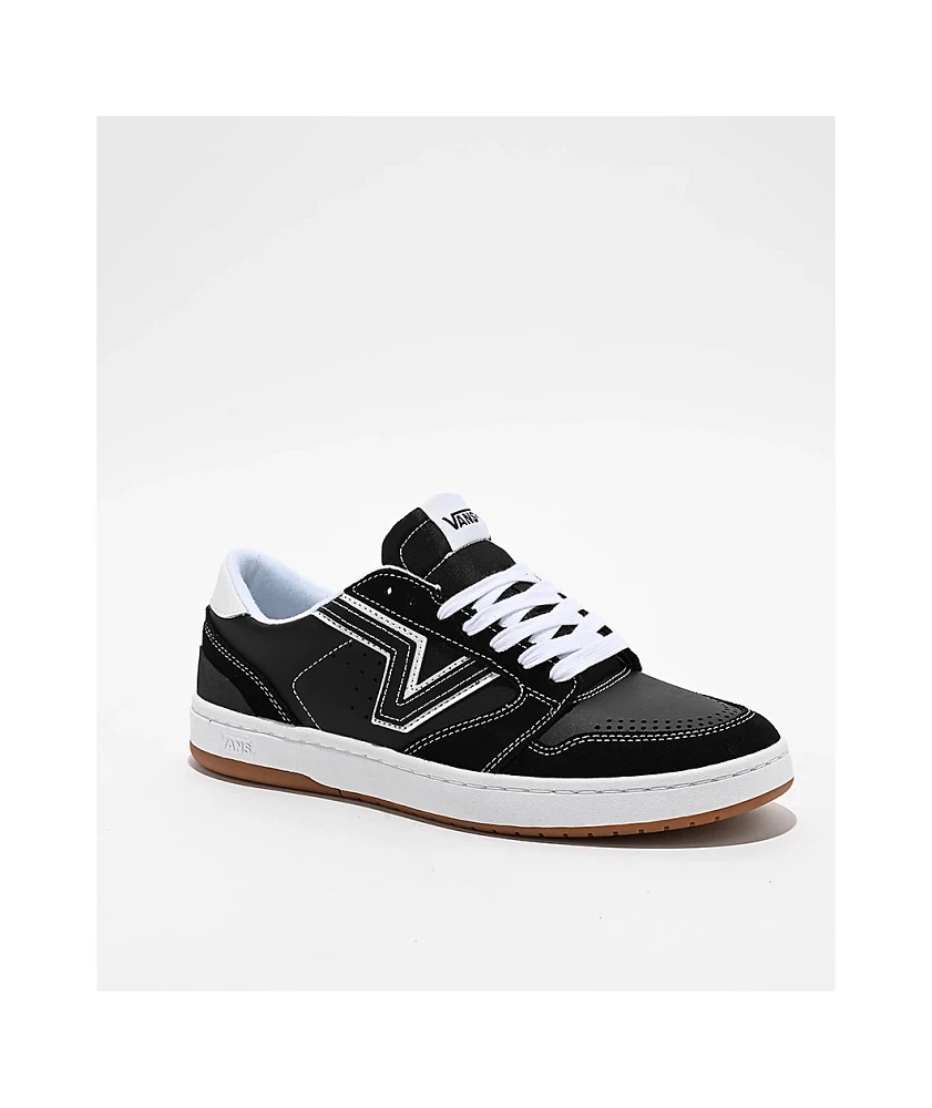 Vans Lowland 2.0 Black & White Skate Shoes