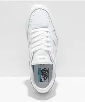 Vans Lowland ComfyCush Leather White Skate Shoes