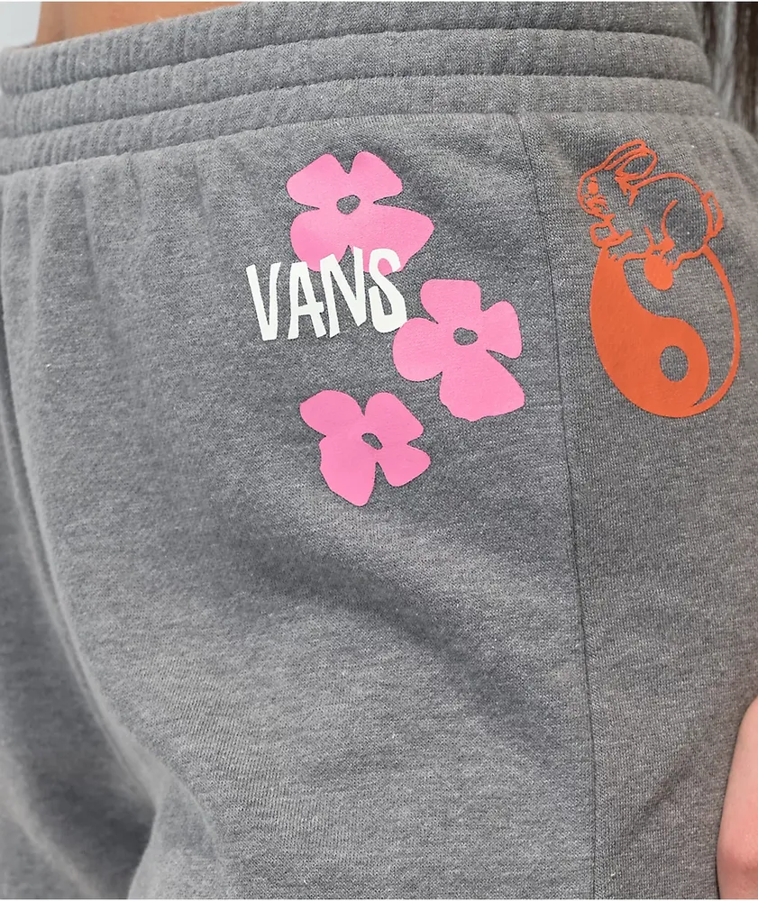 Vans Macy Heather Grey Sweat Shorts