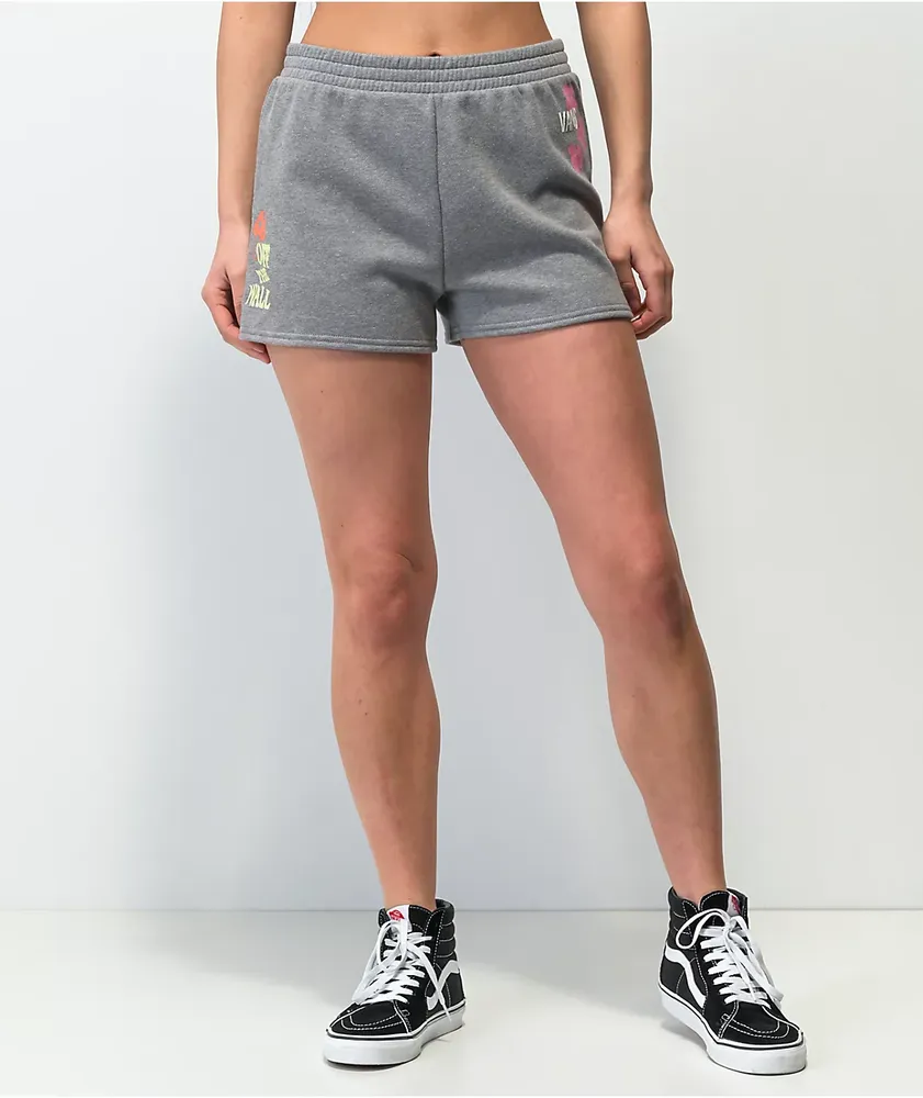 Vans Macy Heather Grey Sweat Shorts