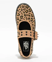 Vans Mary Jane Creeper Leopard Shoes