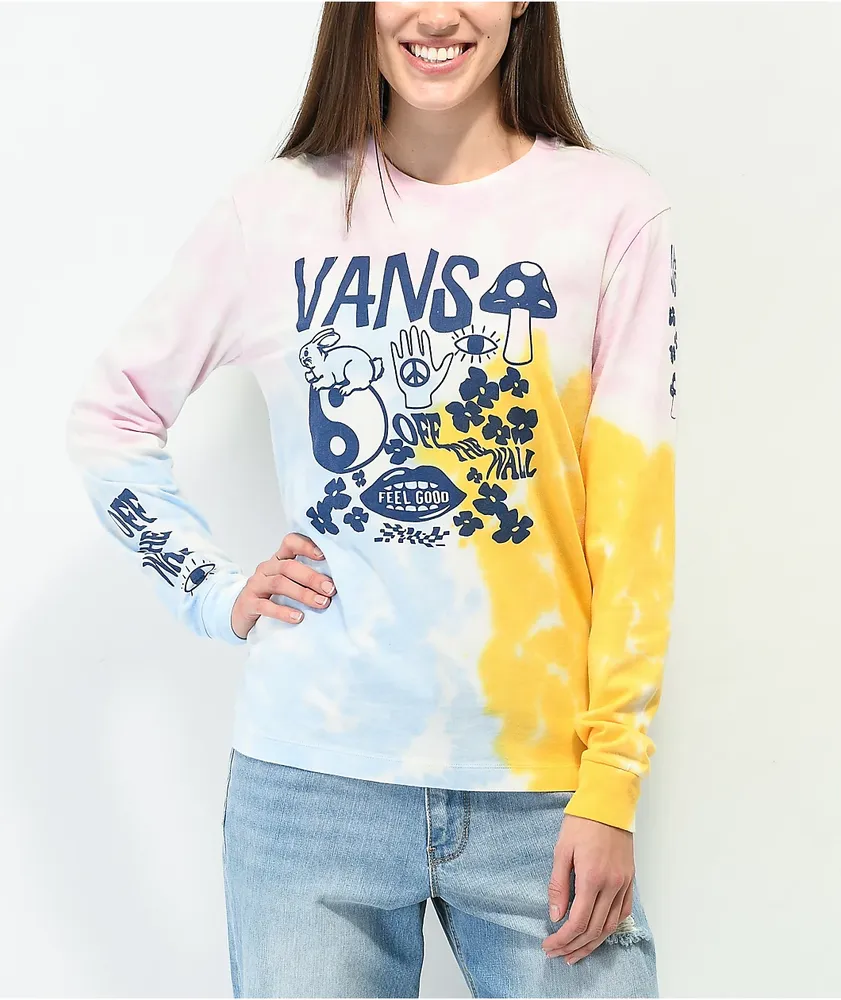 Vans Masc'd Mind Rainbow Tie Dye Long Sleeve T-Shirt