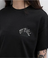 Vans Metal University Black Oversized T-Shirt