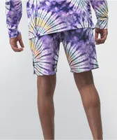 Vans New Age Purple Tie Dye Board Shorts