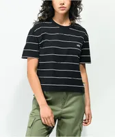 Vans OTW Black & White Stripe Crop T-Shirt