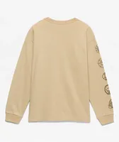 Vans Off The Wall Skate Classics Taupe Long Sleeve T-Shirt