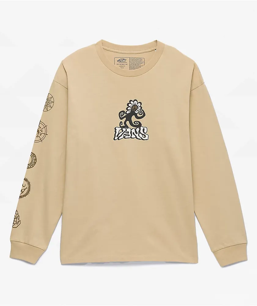 Vans Off The Wall Skate Classics Taupe Long Sleeve T-Shirt