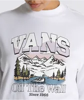 Vans Off The Wall Springs White Long Sleeve Mock Neck T-Shirt