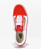 Vans Old School Bolt Red & White Skate Shoes