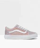 Vans Old Skool 2-Tone Glitter Pink & Purple Skate Shoes